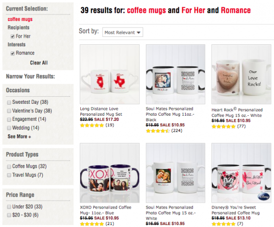multi-select navigation panel